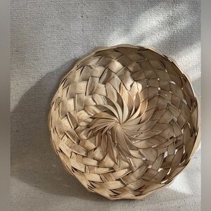 Woven Palm Basket Decor